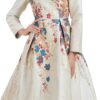 Elegant Women Fashion Dress Floral Evening Clothing Vintage Dresses Formal Vestidos
