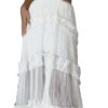 Fashion Summer Casual Sexy Dresses Elegant Strap Lace Perforated Female Clothing Outfits