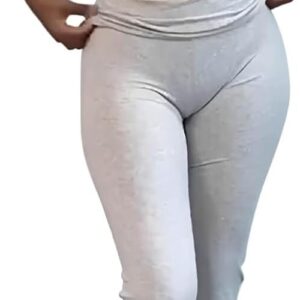 ZFLM Casual Workout Two Piece Outfits for Women Short Sleeve Crop High Waist Foldover Flare Pants Tracksuit Sets Streetwear