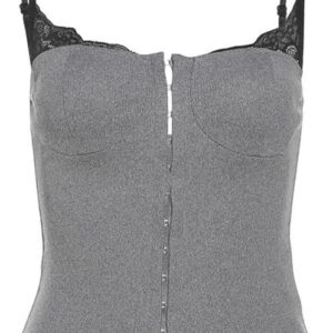 ZYQHMY Women's Clothing Color Slim fit Street Fashion Suspenders Sexy Backless Vest Women(L)